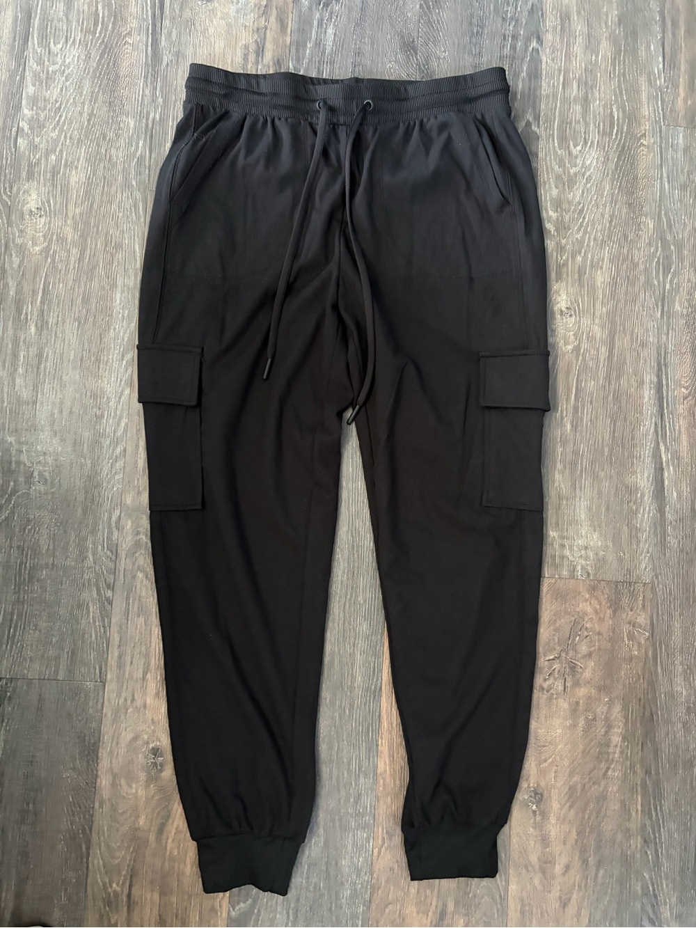 Rachel Zoe Black Cargo Sweat Joggers